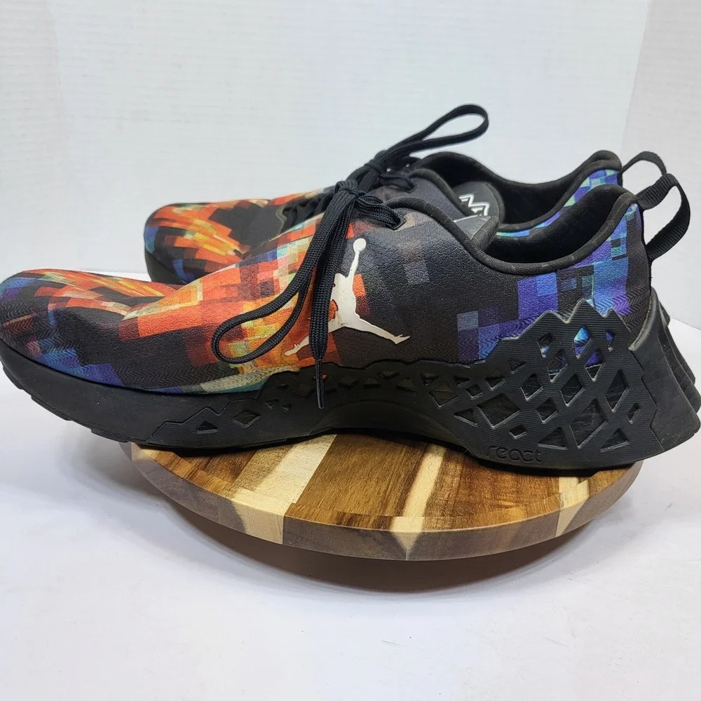 Nike Jordan Trunner NXT React x HTM Pixel Multicolor Training Shoes Mens Size 13